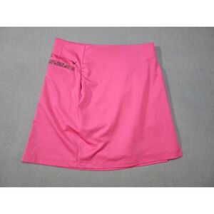 Callaway Skort Womens Small Pink Black Floral Lined Golf Opti-Dri Stretch